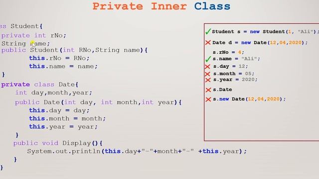 14.1. Inner Classes (Public Private Static Inner classes) in Java | Full Concept | Urdu/Hindi (2023 смотреть онлайн