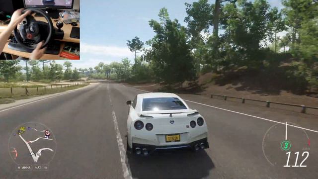 Nissan GT-R R35 - Forza Horizon 4 | Logitech Driving Force GT Gameplay смотреть онлайн
