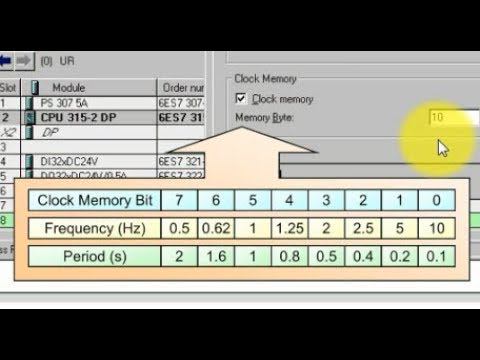 Simatic Step7 - Тактовый меркер - Clock Memory смотреть онлайн