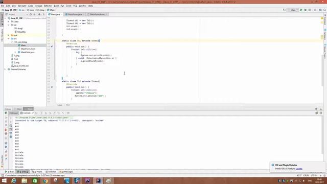 java multithread [EKO-14-П1] смотреть онлайн