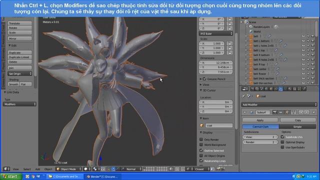 Blender hướng dẫn smooth, xuất file STL смотреть онлайн