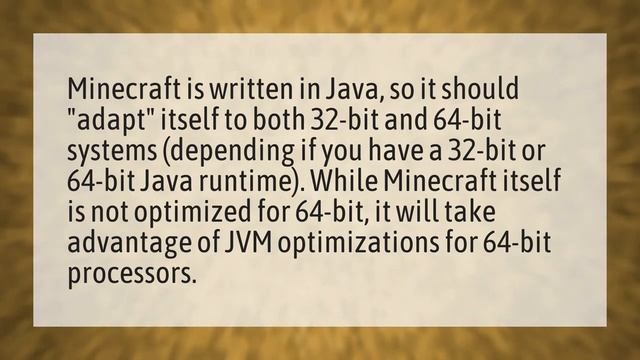 Is Minecraft 32 bit or 64 bit? смотреть онлайн