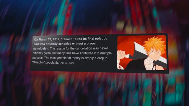 BLEACH Anime Cancelled!? | WHY BLEACH ENDED | BLEACH Explained