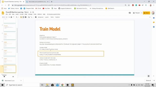 PowerBI Regression using Python & Pycaret (Part 2) смотреть онлайн