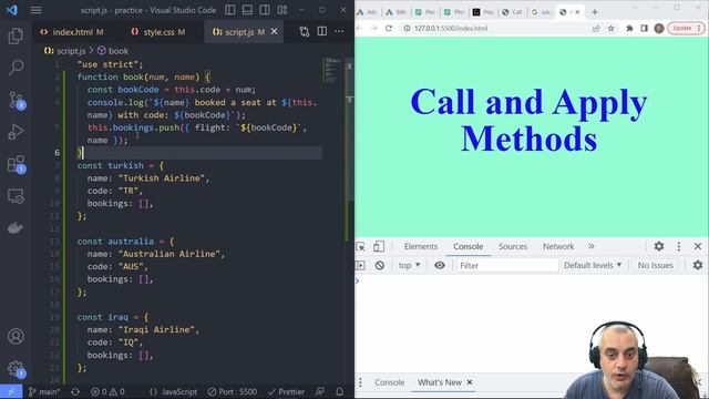 [Arabic] JavaScript Tutorial Call and Apply Methods смотреть онлайн