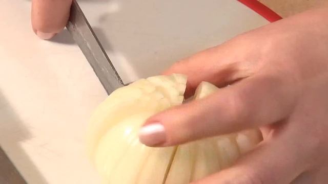 Украшение блюд ❃ Хризантема из луковицы ❃ . смотреть онлайн