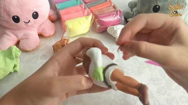 Как слепить Шрека из пластилина| Sofit Sun