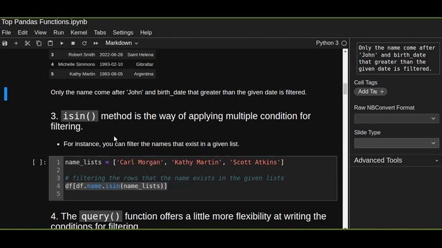 Very Useful Pandas Functions: 5 Different Ways to Filter Data in Pandas DataFrame смотреть онлайн