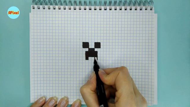 Как нарисовать по клеточкам КРИПЕРА ИЗ МАЙНКРАФТ #pixelart #92 КРИПЕР minecraft creeper смотреть онлайн