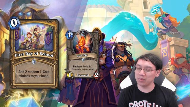 NEW EXPANSION HYPE! - Scholomance Academy Review #1 | Hearthstone смотреть онлайн