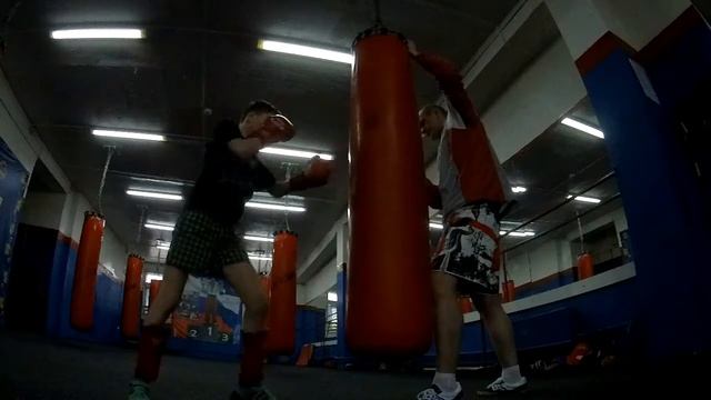 Данил Киселев. Работа на мешке 04.05.2018г