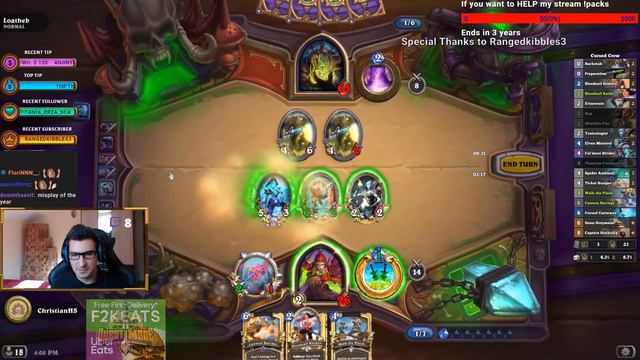 Hearthstone: Curse of Naxxramas - Loatheb ( Boss ) смотреть онлайн