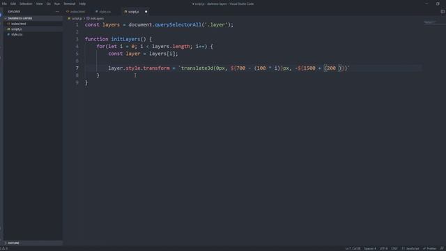 Website layers navigation Animation HTML CSS JavaScript смотреть онлайн