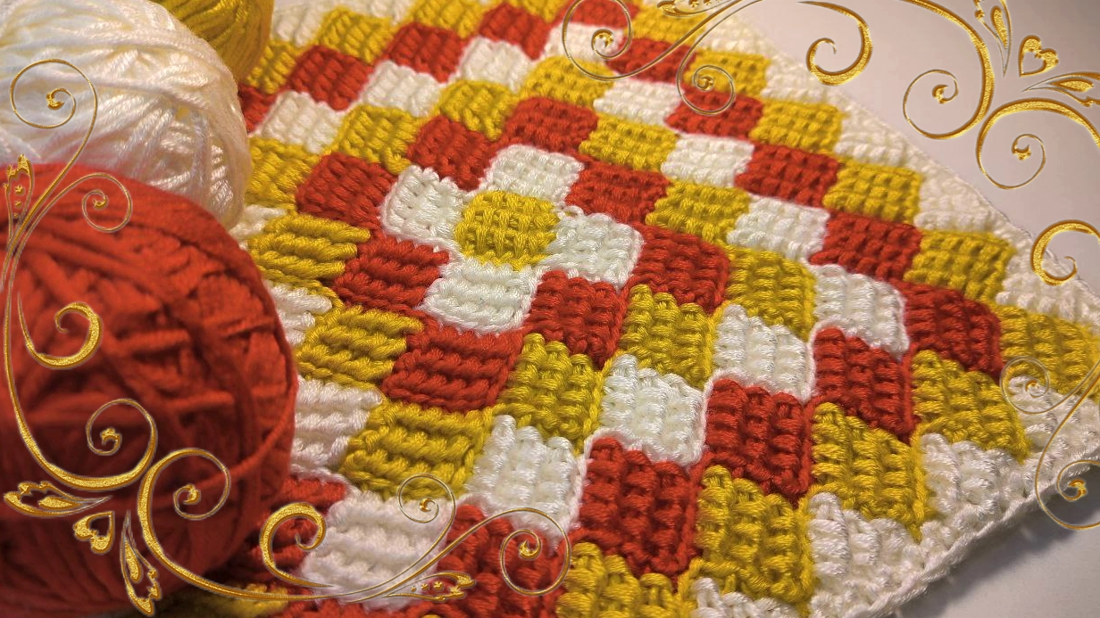 ??Невероятно КРАСИВО и ПРОСТО! ?ШИК-УЗОР для ПЛЕДА, КОВРИКА, ПОДУШКИ! Вязание крючком для начинающих смотреть онлайн