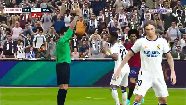 Real Madrid vs Osasuna | Copa Del Rey 2023 | Real Madrid Live Match | Pes 21 Gameplay смотреть онлайн