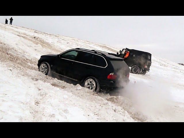 Водила УАЗА орет ! BMW X5 в топку ! ... смотреть онлайн