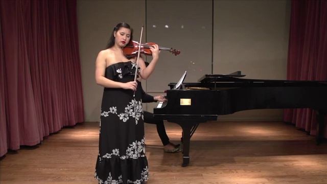 Christina Bouey - Korngold Violin Concerto in D Major Mvt. 1 (Moderato Nobile)