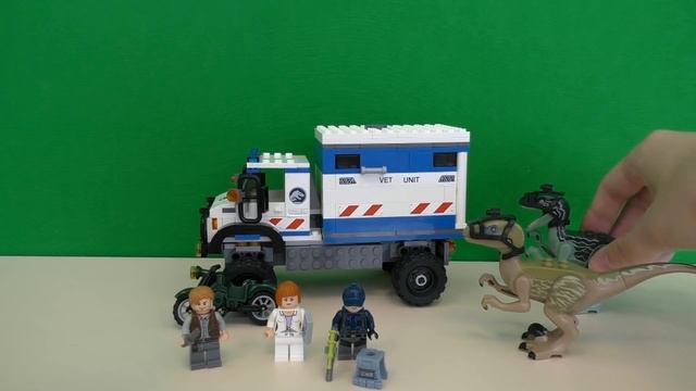 LEGO Jurassic World 75917 "Ярость Раптора" смотреть онлайн