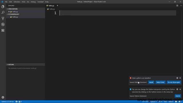 How to Run Python Program using Visual Studio Code (Hindi) смотреть онлайн
