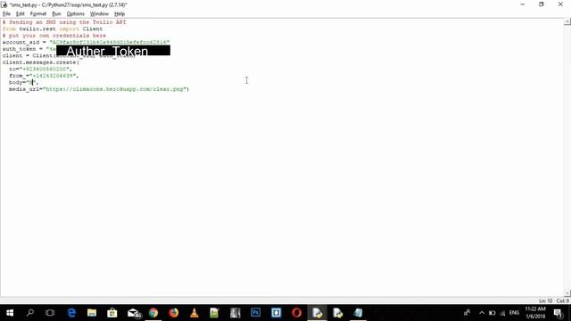 HOW TO USE TWILIO PACKAGE FOR SMS IN PYTHON-SMS IN PYTHON-PYTHON SA SMS KRNA KA TREAKE IN URDU 2018 смотреть онлайн