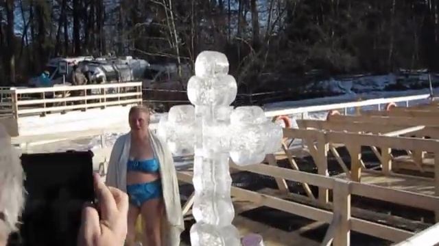 19.01.2015. Крещение Господне в Серебряном бору - Ролик №21 смотреть онлайн