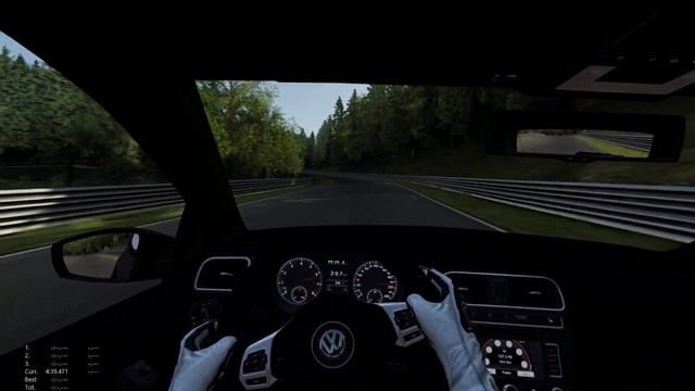 [Assetto Corsa] VW Polo GTI at Nurburgring ||Real DSG Farts смотреть онлайн