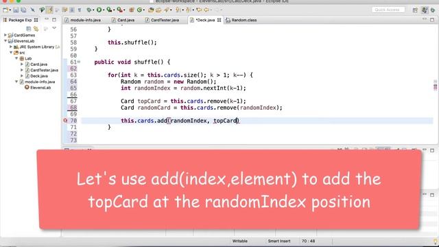 Building a Solitaire Game: Implementing the Shuffle Method (Part 3) смотреть онлайн