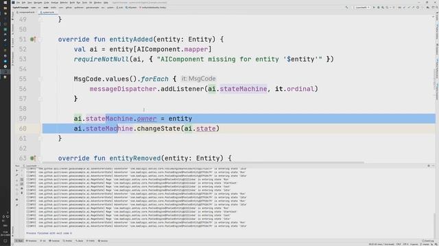 LibGDX-AI Statemachines with Ashley using Kotlin смотреть онлайн