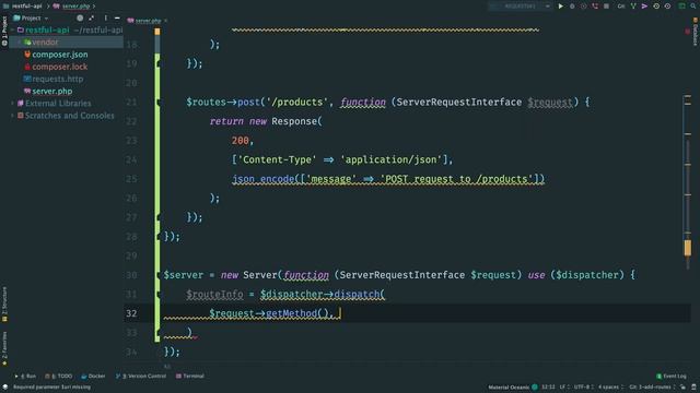 Adding Routes | Creating a RESTful API with ReactPHP смотреть онлайн