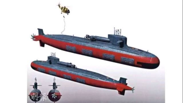 VP150330 078 Китайская АПЛ Тип 093Т - носитель СМПЛ - ВПК. смотреть онлайн