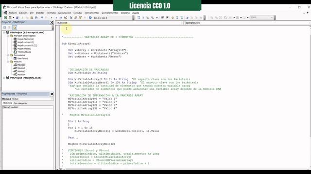 ✅ Variables Array ? de 1 dimensión en VBA Excel смотреть онлайн