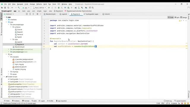 Jetpack Compose | Simple UI | Login | Register | Android | Kotlin | Make It Easy смотреть онлайн