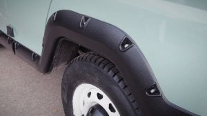 Расширители колесных арок с молдингами на двери УАЗ 469/Hunter  (russ-artel.ru)