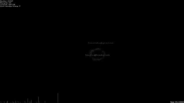 code_swarm - JRuby (git repo visualization: Sept 2001 - Sept 2011) смотреть онлайн