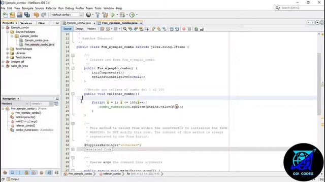 Agregar ó llenar Ittems a combo box utilizando sentencia FOR / JAVA смотреть онлайн