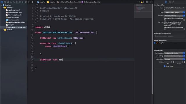 Create a Snap app in Swift | Part 2 | Navigation | Contact Access Permission | Xcode | iOS Tutorial смотреть онлайн