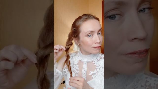 Лёгкий пучок без шпилек - отлично держится в течение дня #shorts смотреть онлайн