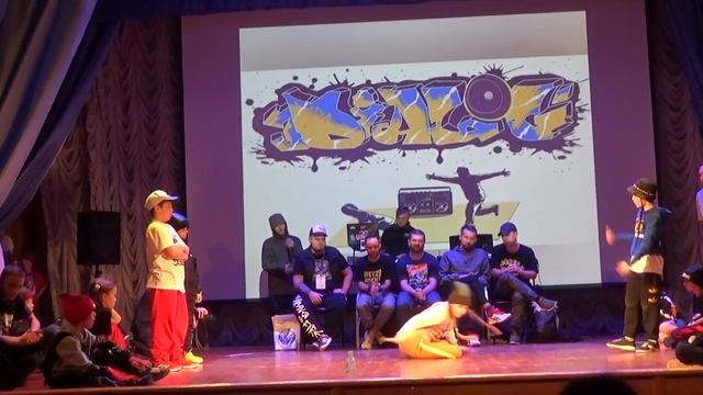 B-girl Lady Vs B-boy K-rock X B-boy Паха Пуха Vs B-boy