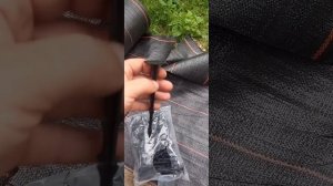 купили агроткань , агротекстиль  первое применение и разметка