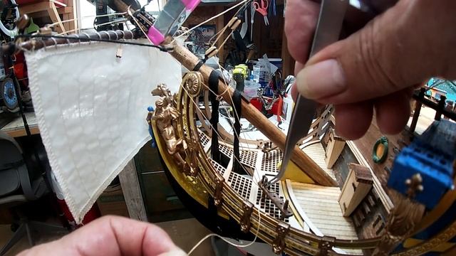 Wooden Model Ship ROYAL SUN build # 71 смотреть онлайн