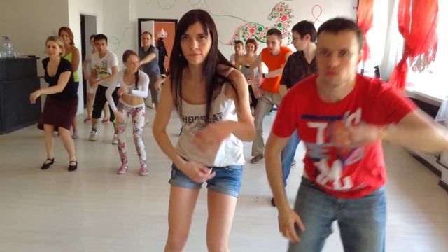 Rumba + salsa. Занятия с Ксенией Косилко в Твери (24 мая 2014) смотреть онлайн