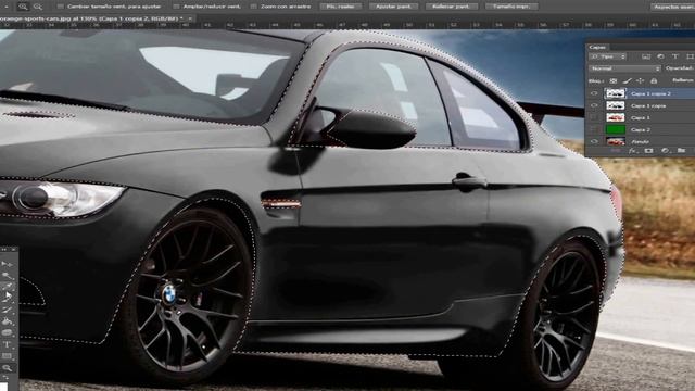 Matte painting for Beginners - Photoshop paint - NO BRUSH!! смотреть онлайн