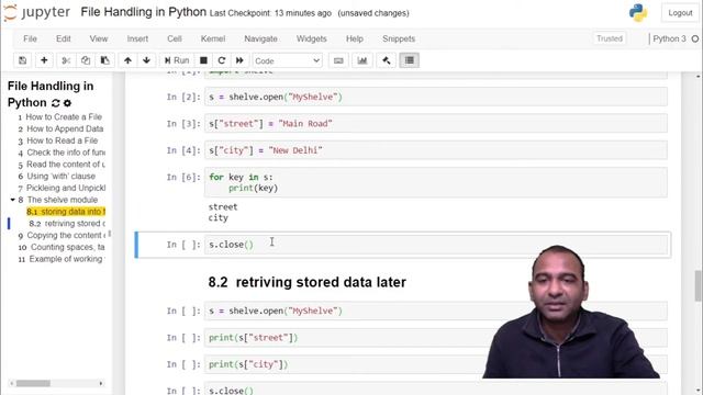 Python Shelve Module смотреть онлайн
