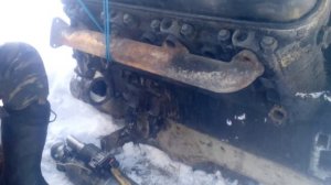 Ставлю стартер на двигатель Я М З 238.  (137)