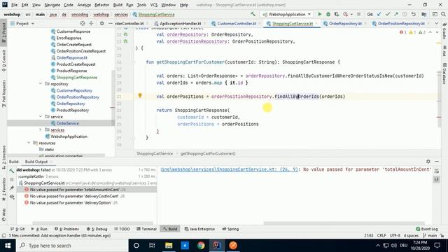 Java Backend Development 11: Komplexere Geschäftslogik (Shopping Cart) смотреть онлайн