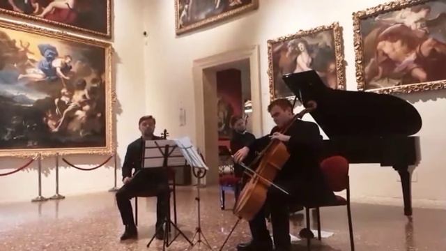 Kamov Trio. Concert in Vicenza. Brahms trio N1. 1st mvt. смотреть онлайн