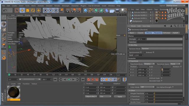 Эффектная остановка времени в Cinema 4D смотреть онлайн