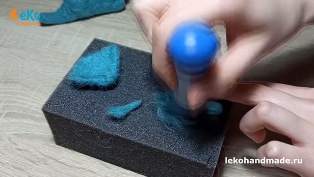 Сухое валяние/ Как свалять игрушечного слона/ Мастер-класс смотреть онлайн