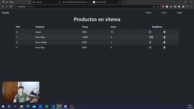 Controla el stock de tu tienda con esta app - CRUD React JS - Cap 0 смотреть онлайн
