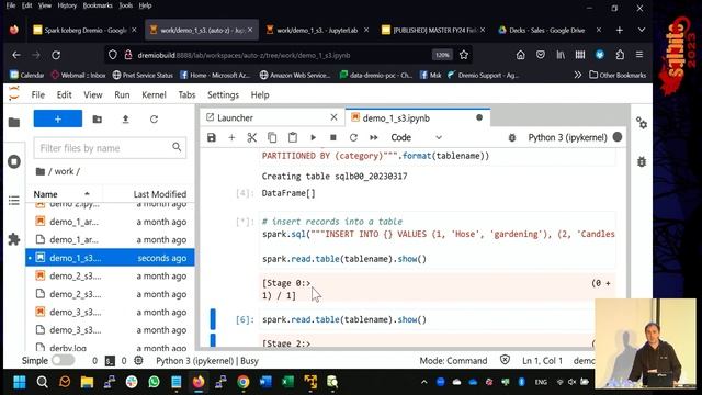 Building an Open Data Lakehouse using Apache Spark, Apache Iceberg and Dremio смотреть онлайн